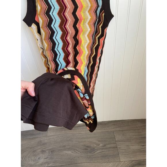 Missoni for Target Dress Women S Multicolor Zig Zag Chevron Sleeveless Colorful - Picture 4 of 4
